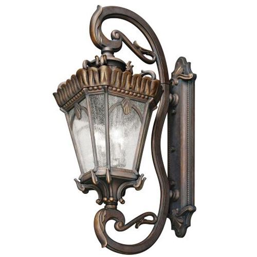 LED Outdoor Period Extra Large Wall Lantern Bronze Patina