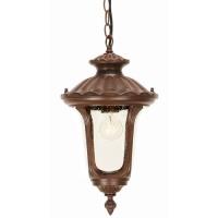 166-10899  LED Outdoor Period Small Pendant Lantern Bronze Patina