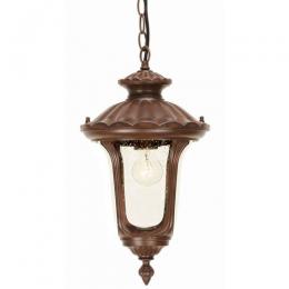 166-10899  LED Outdoor Period Small Pendant Lantern Bronze Patina 