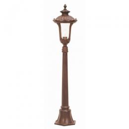 166-10903  LED Outdoor Period Small Post Lamp Bronze Patina 