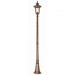 166-10904  LED Outdoor Period Medium Lamp Post Bronze Patina 