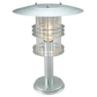 182-10921 Strada LED Outdoor Large Pedestal Lantern Galvanised