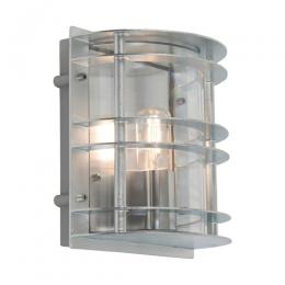 182-10926 Strada LED Outdoor Half Wall Lantern Galvanised 