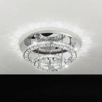164-11041  LED Flush Ceiling Light Polished Chrome