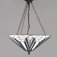 364-11079 Annetta LED Tiffany 3 Light Large Inverted Pendant Ceiling Light