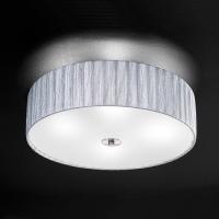 211-11284 Liberto LED Large Flush Ceiling Light Satin Nickel