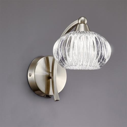 LED 1 Light Wall Light Satin Nickel