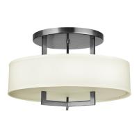 186-11369 Lancini LED Semi Flush Ceiling Light Antique Nickel