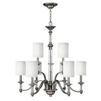 186-11419 Sunseri LED 9 Light Chandelier Brushed Nickel