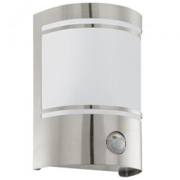 163-11597  LED Outdoor PIR Wall Light Stainless Steel 