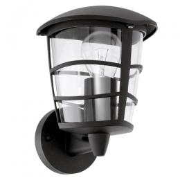 163-11650  LED Outdoor Wall Light Black 