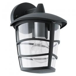 163-11651  LED Outdoor Wall Light Black 