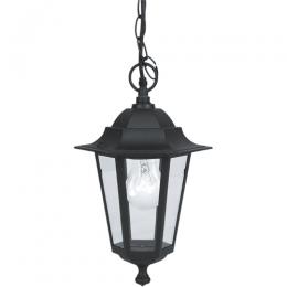 LED Outdoor Soffit Pendant Light Black 