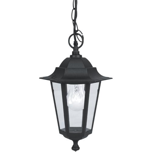 LED Outdoor Soffit Pendant Light Black