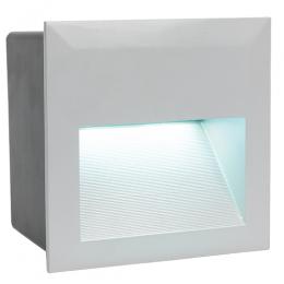 163-11724  LED Outdoor LED Recessed Wall Light Silver Finish 