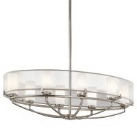 190-11986 Salvini LED 8 Light Ceiling Light Classic Pewter