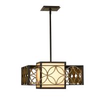 184-11998 Razzi LED 1 Light Ceiling Light Heritage Bronze and Parisienne Gold