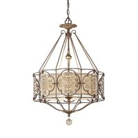 184-12028 Marchini LED 3 Light Pendant British Bronze and Oxidised Bronze