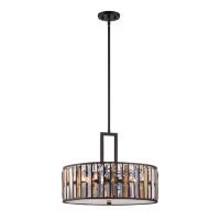 186-12086 Geraci LED 3 Light Pendant Vintage Bronze