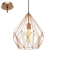 162-12109  LED 1 Light Pendant Light Copper