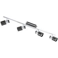 158-12276  LED 4 Light LED Spotlight Black Chrome