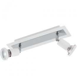 158-12300  LED 2 Light LED Spotlight White Chrome 