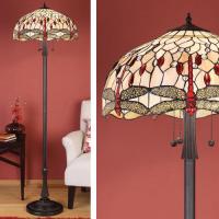 363-12410 Balestri LED Tiffany 2 Light Floor Lamp