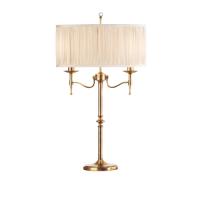 365-12501 Serena LED 2 Light Table Lamp Antique Brass