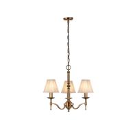365-12506 Serena LED 3 Light Ceiling Light Antique Brass