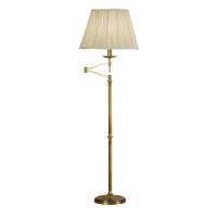 365-12513 Serena LED 1 Light Swing Arm Floor Lamp Antique Brass