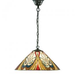 LED Tiffany 1 Light Medium Pendant Ceiling Light 