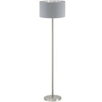 158-12674  LED 1 Light Floor Lamp Satin Nickel Grey