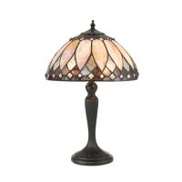 363-12675 Baccari LED Tiffany 2 Light Small Table Lamp