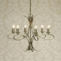 365-12688 Panizzi LED 6 Light Ceiling Light Brushed Brass