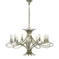 365-12689 Panizzi LED 12 Light Ceiling Light Brushed Brass