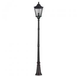 184-12696 Cottone LED Outdoor Period Large Post Lamp Black 