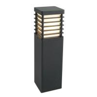 182-13057 Lanzano LED Heavy Duty Bollard Light Black