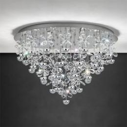 164-13226  LED Flush Ceiling Light Polished Chrome 