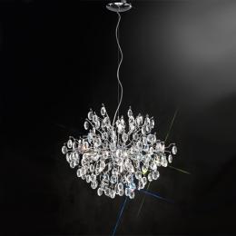 212-13240 Violi LED Crystal Ceiling Light Polished Chrome 