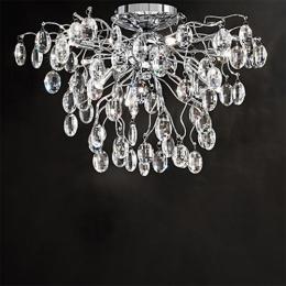 212-13242 Violi LED Crystal Ceiling Light Polished Chrome 