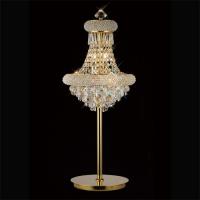 356-13288 Alberti Table Lamp 5 Light French Gold-Crystal