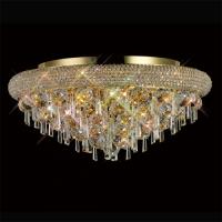 356-13291 Alberti Ceiling 7 Light French Gold-Crystal