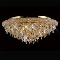 356-13292 Alberti Ceiling 9 Light French Gold-Crystal