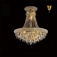 356-13295 Alberti Pendant 9 Light French Gold-Crystal