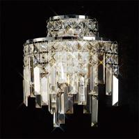 356-13301 Mannelli 2 Light Wall Light Polished Chrome and Crystal