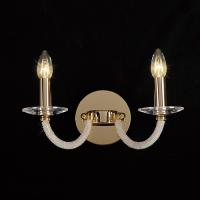 356-13316 Eva 2 Light Wall Light Gold-Crystal