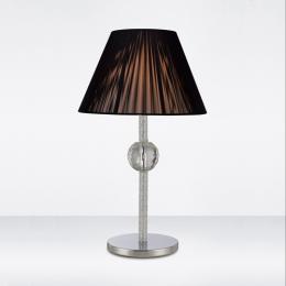 356-13325 Eva Table Lamp Polished Chrome-Crystal 