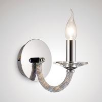 356-13326 Eva 1 Light Wall Light Polished Chrome-Crystal