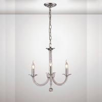 356-13328 Eva 3 Light Pendant Light Polished Chrome-Crystal