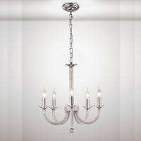 356-13329 Eva 5 Light Pendant Light Polished Chrome-Crystal